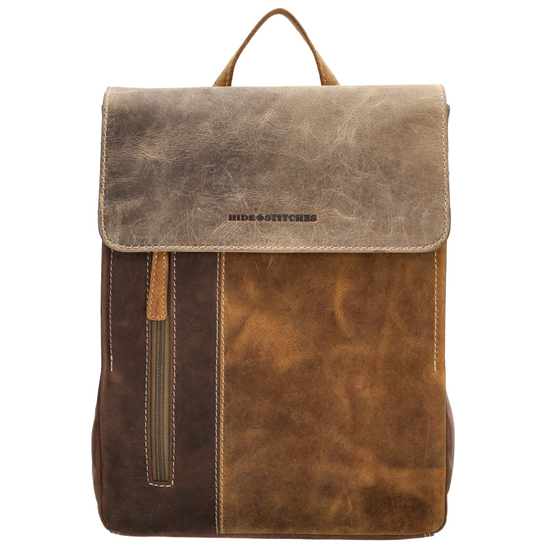 Kožený batoh -  Himalaya - Hide & Stitches - 8 L - Hnědý