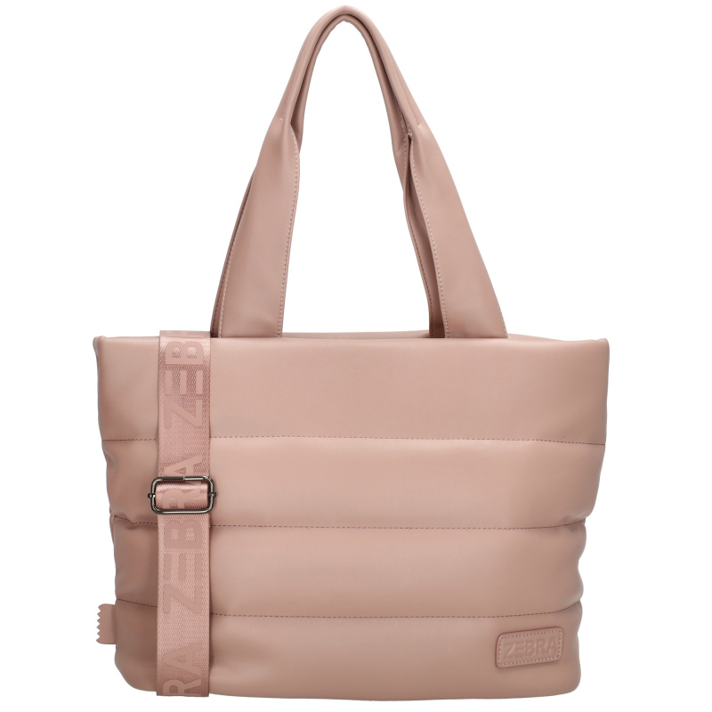Shopper kabelka - Evie - Zebra Trends - 13 L - starorůžová