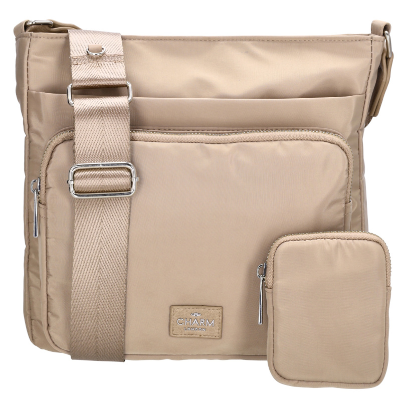 Dámská taška přes rameno Charm London Odeon 3,5L - světlá taupe