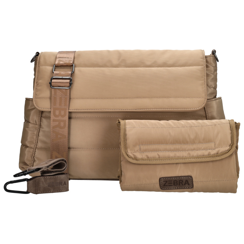 Přebalovací taška Zebra Elske 18 L - taupe