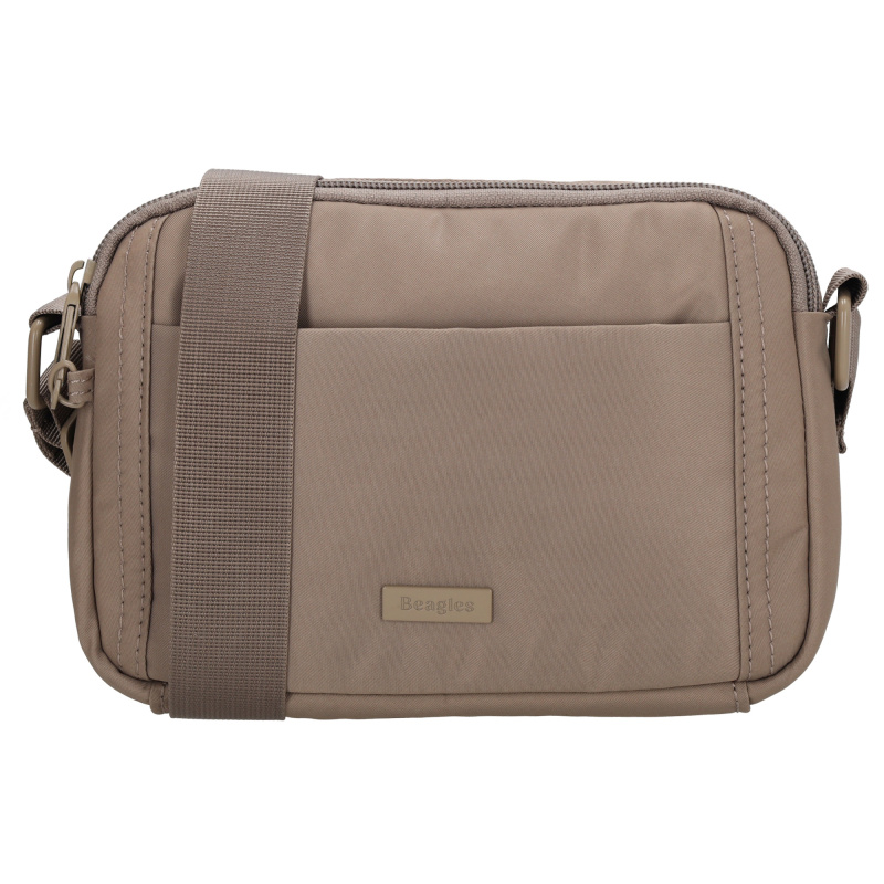 Dámská crossbody kabelka Beagles Duomo - taupe - 20 cm