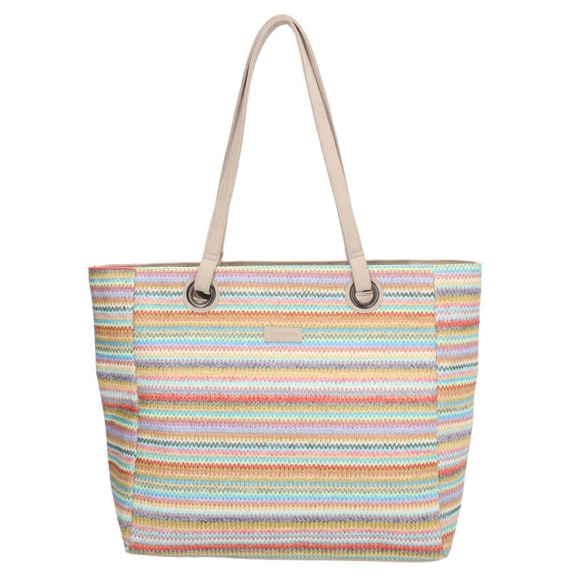 Plážová shopper taška Beagles Formentera - Barevná