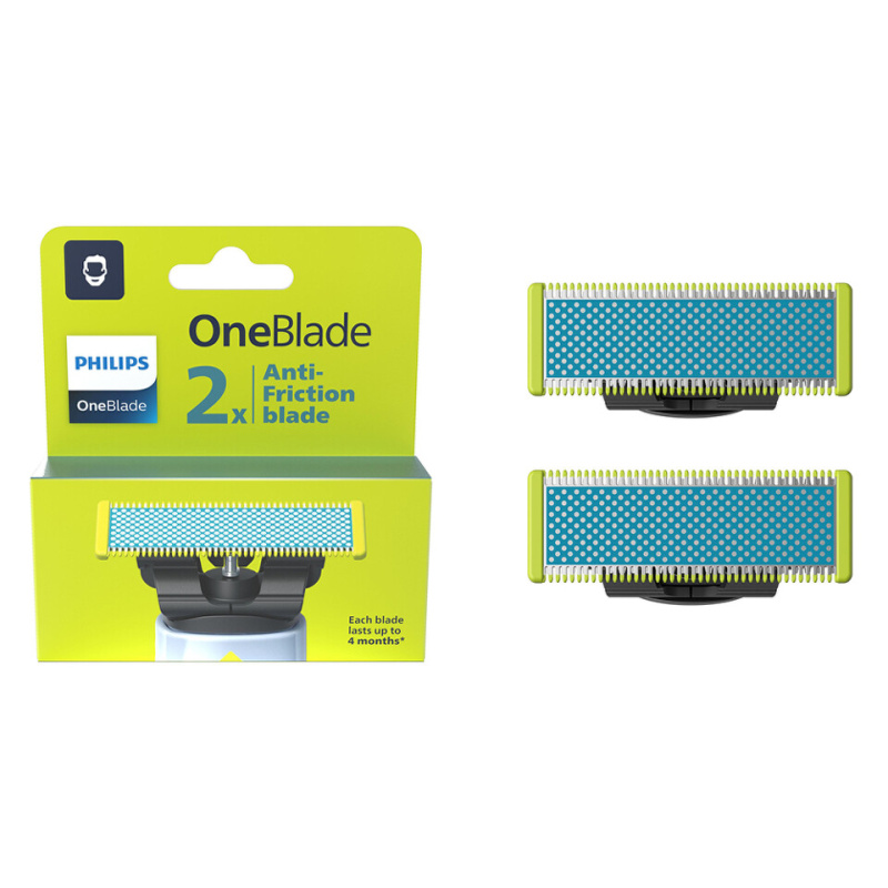 Philips OneBlade Anti-Friction QP225/50 náhradní břity for Philips OneBlade 2 ks