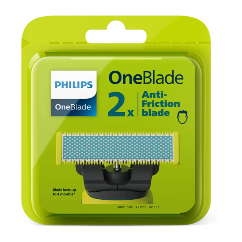 Philips OneBlade Anti-Friction QP225/50 náhradní břity for Philips OneBlade 2 ks
