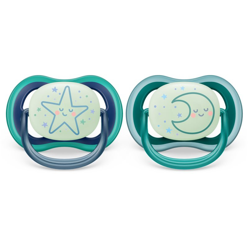 Philips AVENT Šidítko Ultra air noční 6-18m, 2ks