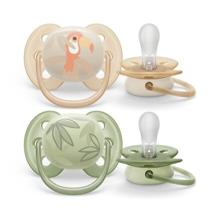 Philips AVENT Šidítko Ultrasoft Premium Zvířátko 0-6m , 2 ks