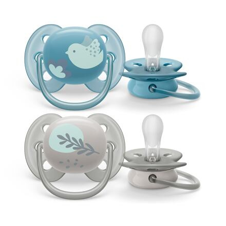Philips AVENT Šidítko Ultrasoft Premium Zvířátko 6-18m, 2 ks