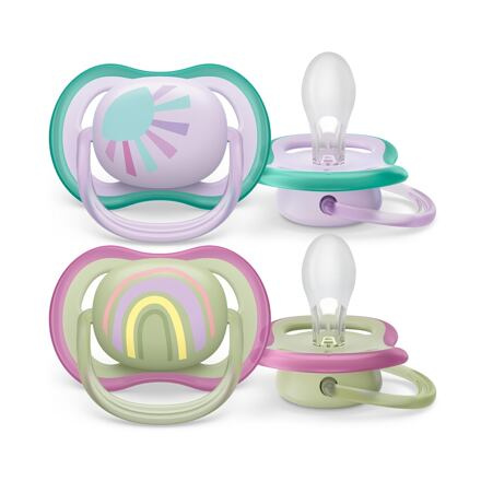 Philips AVENT Šidítko Ultra air Obrázek 0-6m , 2ks