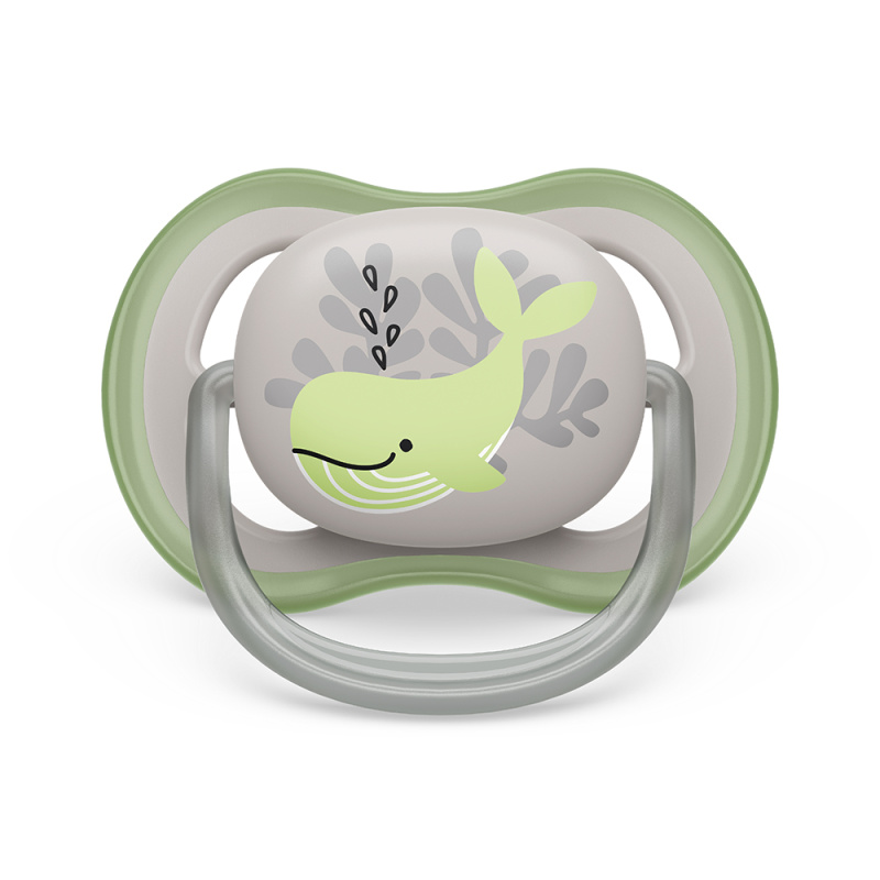 Philips AVENT Šidítko Ultra air 6-18m velryba, 1ks