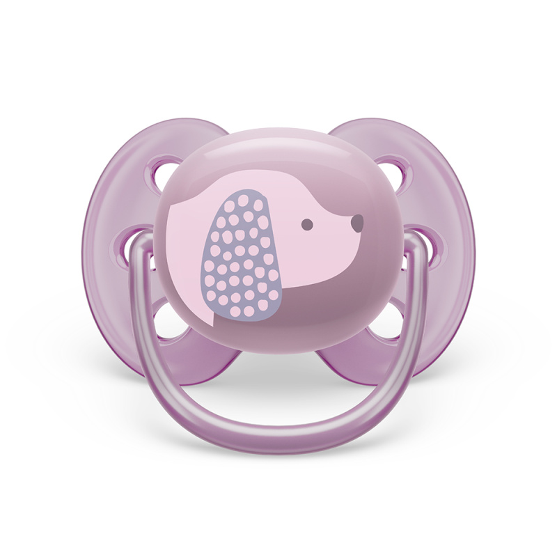 Philips AVENT Šidítko Ultrasoft Premium 6-18m fialová, 1 ks