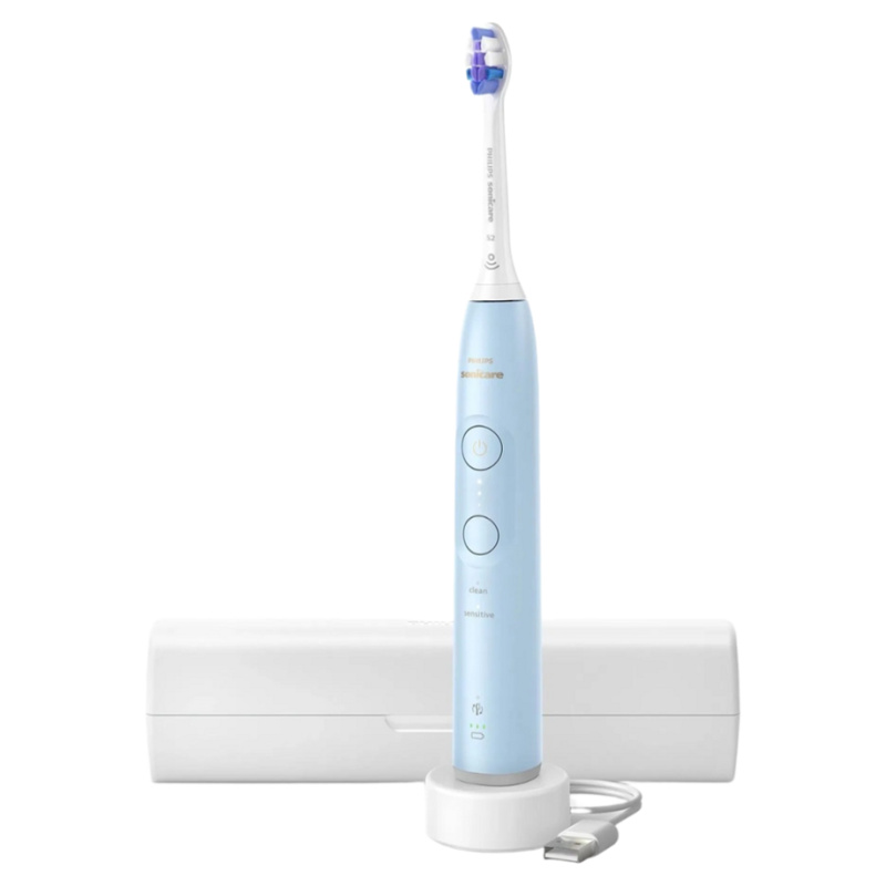 Philips Sonicare 6100 HX7406/02 sonický elektrický zubní kartáček Light Blue 1 ks