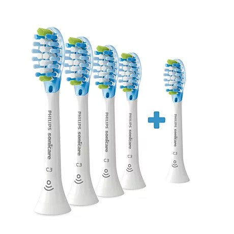 PHILIPS HX9045/17 Sonicare Premium náhradní hlavice bílé 4+1 kusů