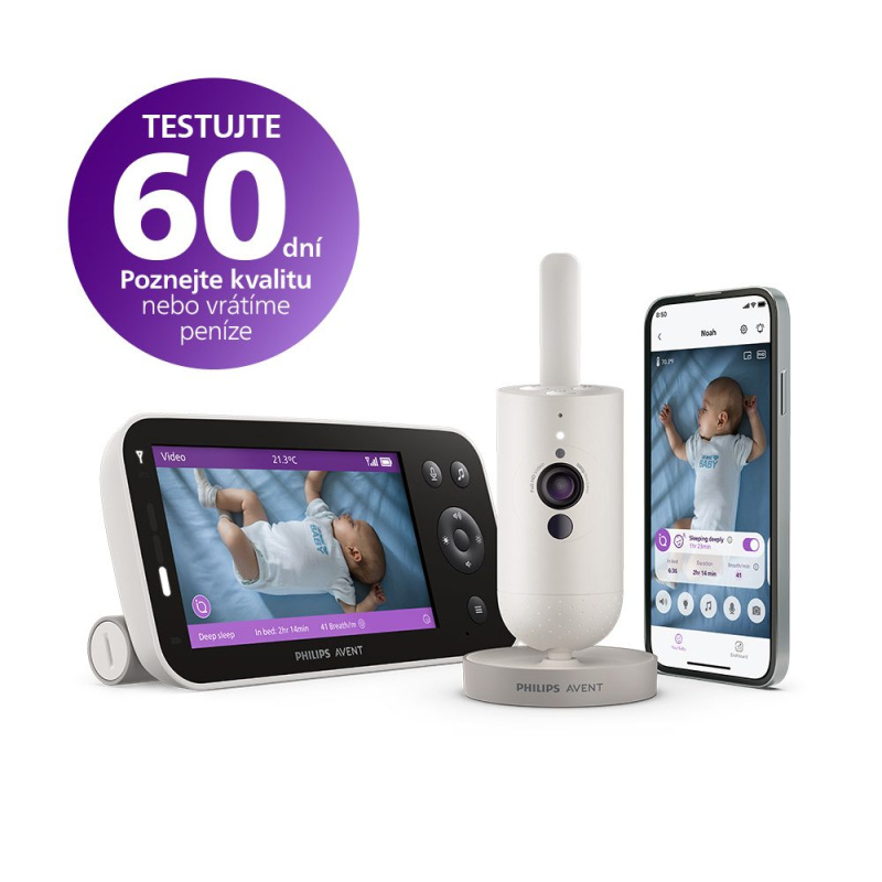 Philips Avent Premium Connected SCD971/26 chytrá video chůvička 1 ks