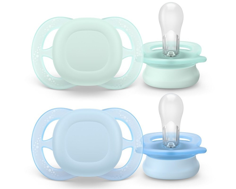 Philips Avent Ultrastart SCF075/02 0-2 m dudlík Green/Blue 2 ks