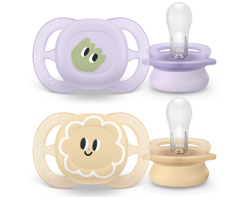 Philips Avent Ultrastart SCF075/03 0-2 m dudlík Girl 2 ks