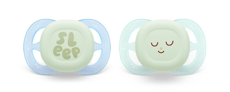 Philips Avent Ultrastart Night SCF075/08 0-2 m dudlík Boy 2 ks