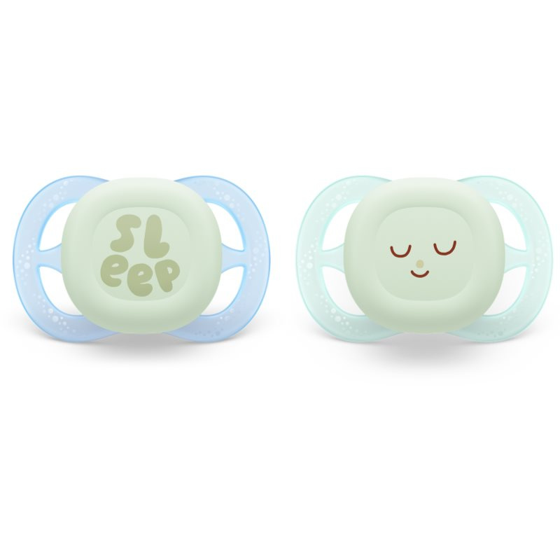 Philips Avent Ultrastart Night SCF075/08 0-2 m dudlík Boy 2 ks