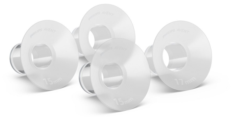 Philips Avent Hands-Free Premium Plus SCF554/11 nástavce na bradavky 15mm/17mm 4 ks