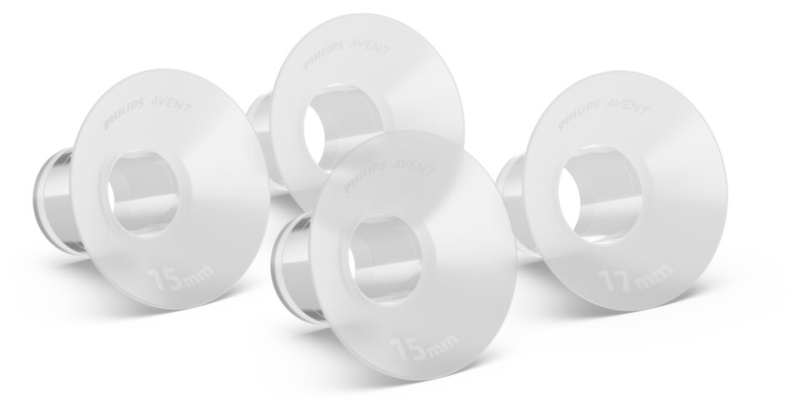 Philips Avent Hands-Free Premium Plus SCF554/11 nástavce na bradavky 15mm/17mm 4 ks