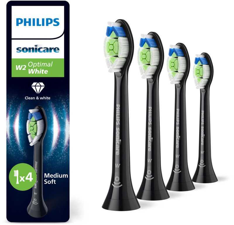Philips Sonicare Optimal White HX6064/88 náhradní hlavice pro zubní kartáček 4 ks