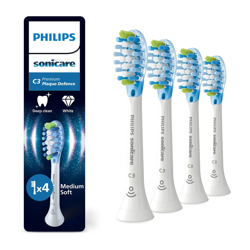 Philips Sonicare Premium Plaque Defense HX9044/87 náhradní hlavice pro zubní kartáček 4 ks