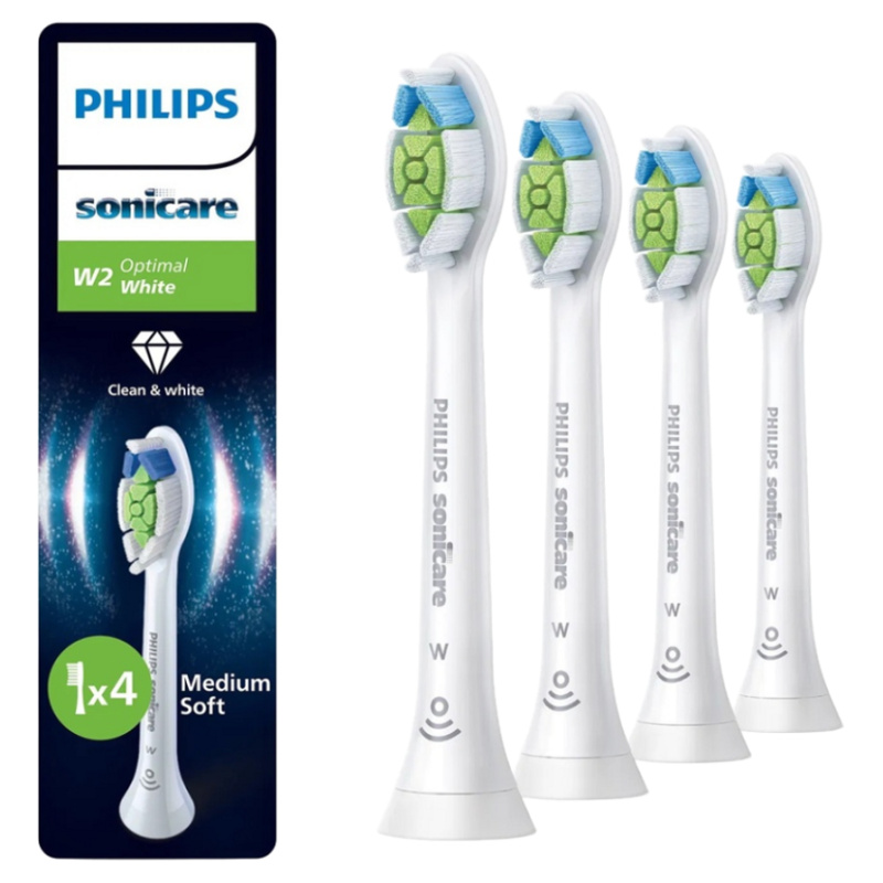 Philips Sonicare Optimal White HX6064/87 náhradní hlavice pro zubní kartáček 4 ks