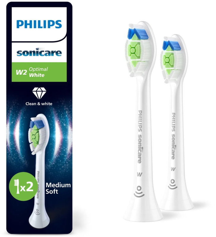 Philips Sonicare Optimal White HX6062/87 náhradní hlavice pro zubní kartáček 2 ks