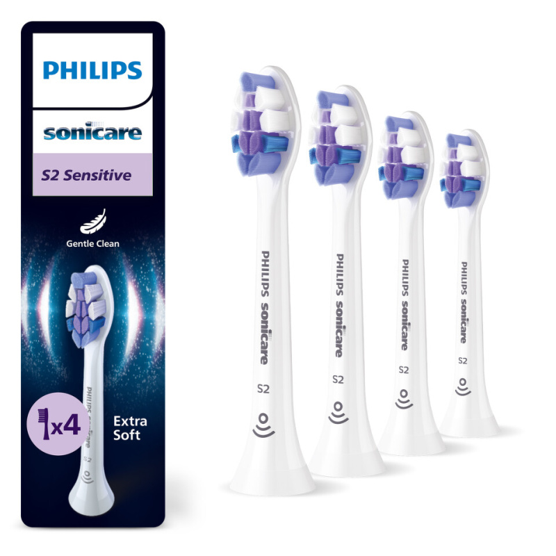 Philips Sonicare Sensitive HX6054/87 náhradní hlavice pro zubní kartáček 4 ks