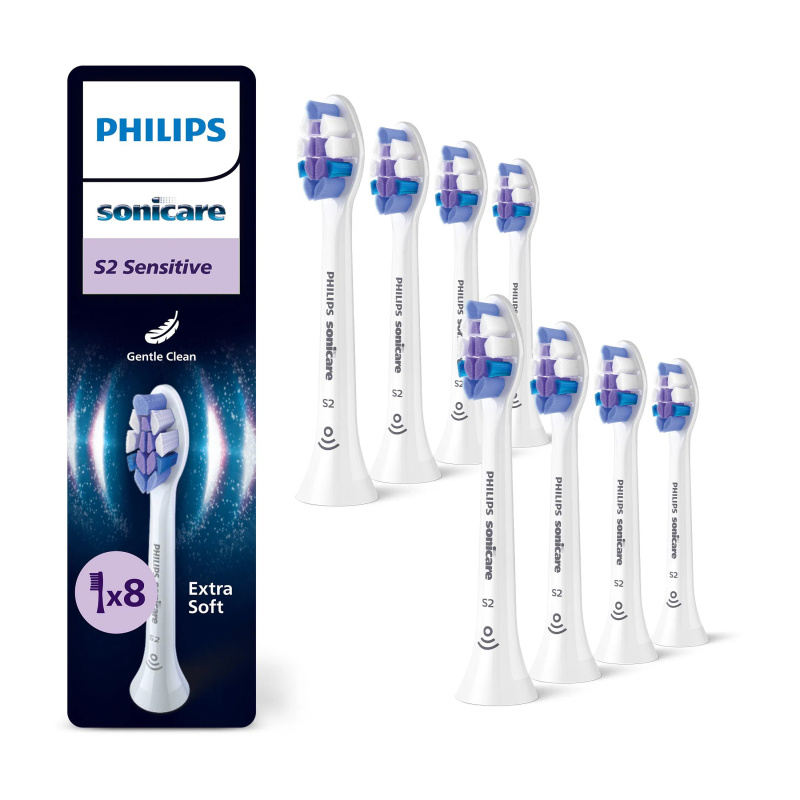 Philips Sonicare Sensitive HX6058/87 náhradní hlavice pro zubní kartáček 8 ks