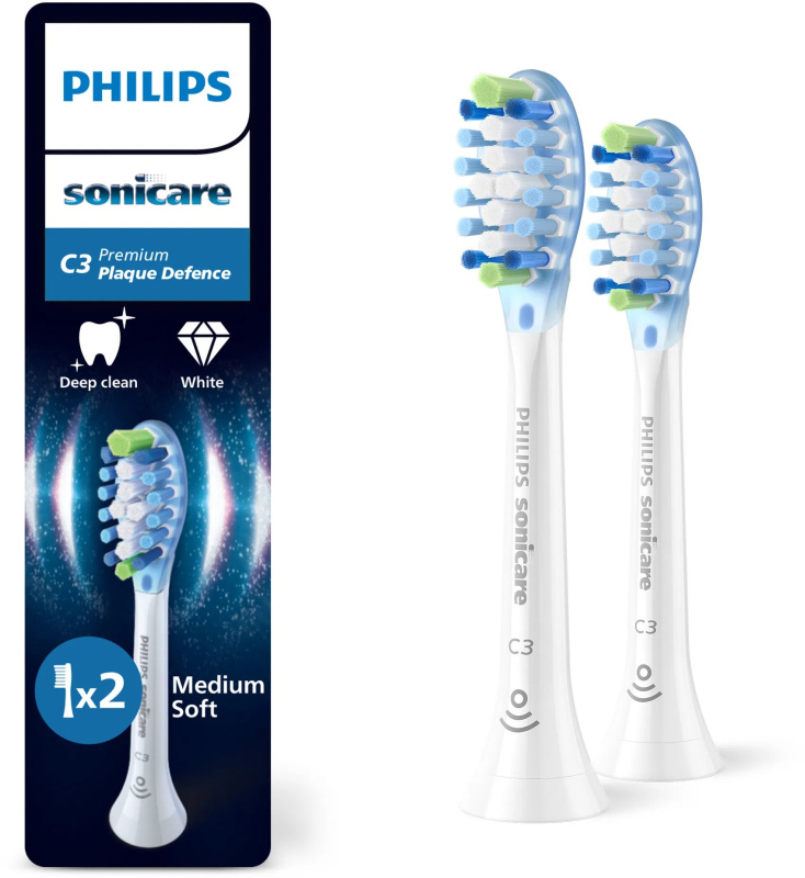 Philips Sonicare Premium Plaque Defense HX9042/87 náhradní hlavice pro zubní kartáček 2 ks