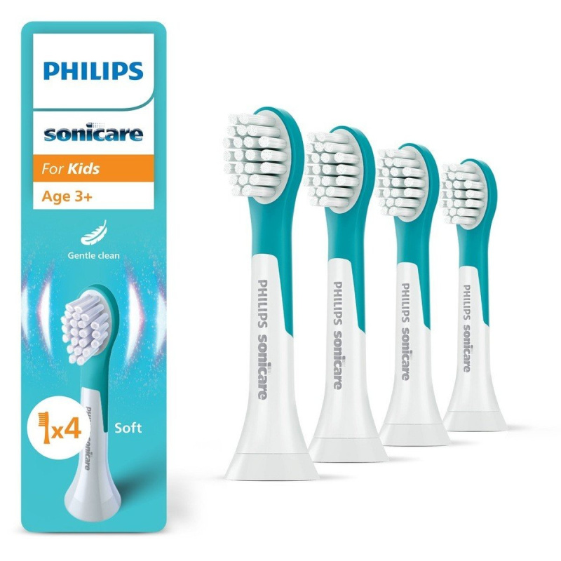 Philips Sonicare For Kids Mini 3+ HX6034/90 náhradní hlavice pro zubní kartáček pro děti 4 ks