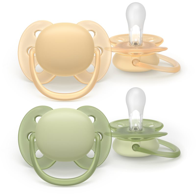 Philips Avent Ultrasoft SCF091/45 6-18 m dudlík Neutral 2 ks