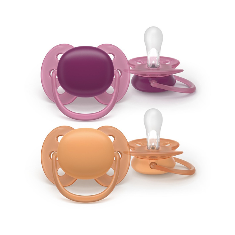 Philips Avent Ultrasoft SCF093/03 18+m dudlík Girl 2 ks