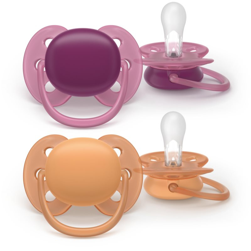 Philips Avent Ultrasoft SCF093/03 18+m dudlík Girl 2 ks