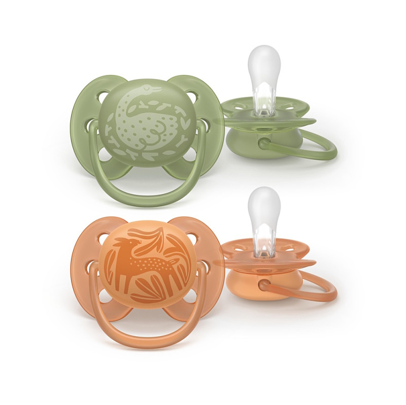 Philips Avent Ultrasoft SCF093/06 18+m dudlík Neutral 2 ks