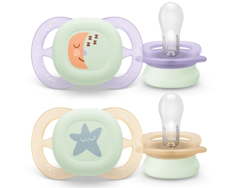 Philips Avent Ultrastart SCF075/17 0-2 m dudlík Girl 2 ks