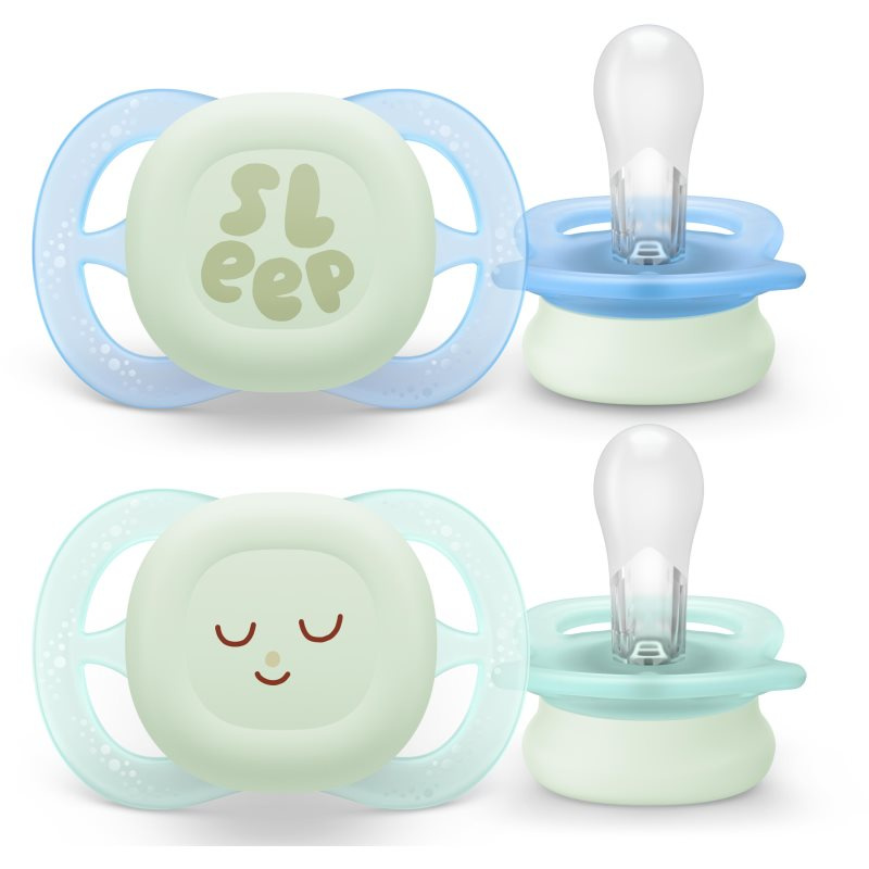Philips Avent Ultrastart SCF075/18 0-2 m dudlík Boy 2 ks