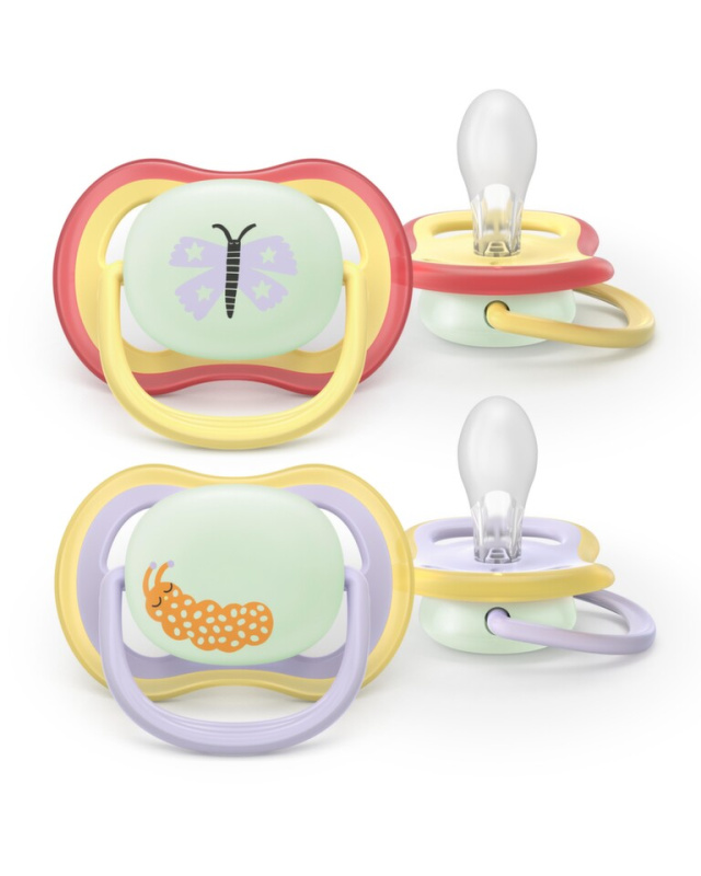 Philips Avent Ultra Air SCF376/25 0-6m dudlík Girl 2 ks