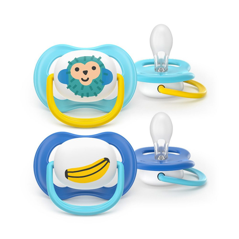 Philips Avent Ultra Air SCF080/26 6-18 m dudlík Boy 2 ks