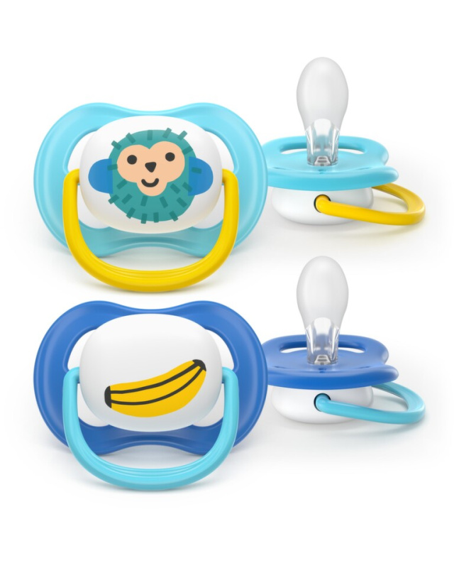 Philips Avent Ultra Air SCF080/26 6-18 m dudlík Boy 2 ks