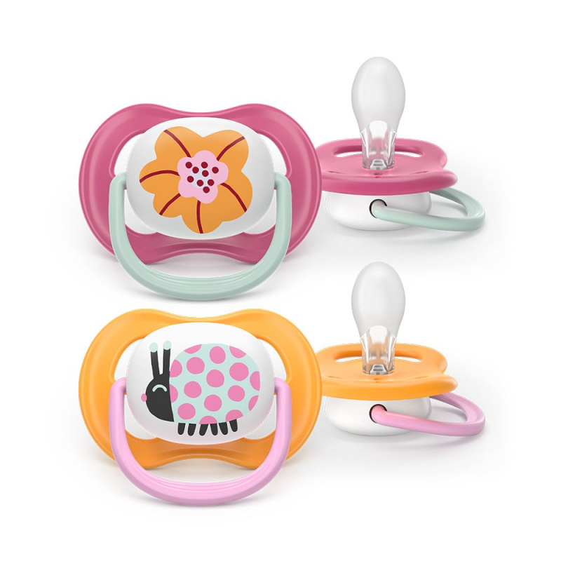 Philips Avent Ultra Air SCF080/27 6-18 m dudlík Girl 2 ks