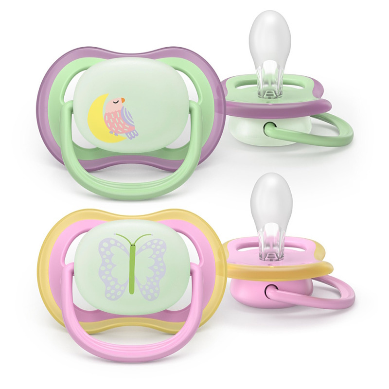 Philips Avent Ultra Air SCF376/29 6-18m dudlík Girl 2 ks