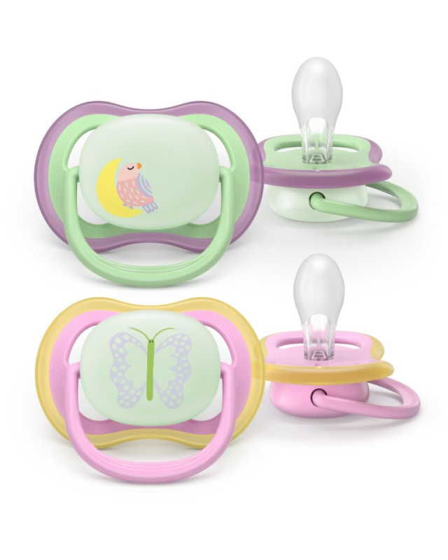 Philips Avent Ultra Air SCF376/29 6-18m dudlík Girl 2 ks