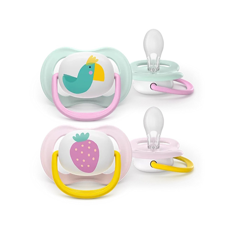 Philips Avent Ultra Air SCF080/24 0-6 m dudlík Girl 2 ks