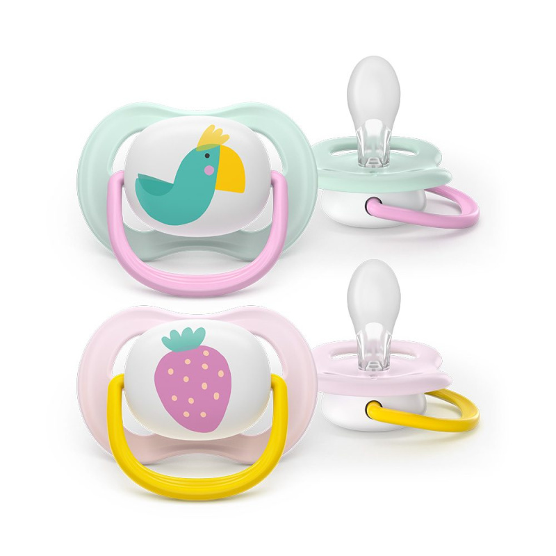Philips Avent Ultra Air SCF080/24 0-6 m dudlík Girl 2 ks