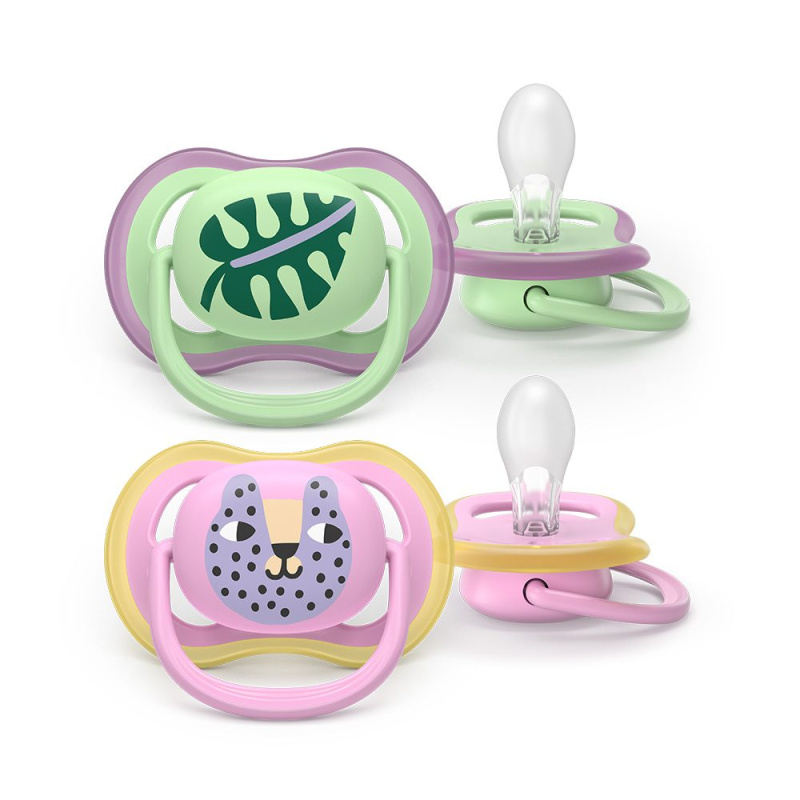 Philips Avent Ultra Air SCF087/13 6-18m dudlík Girl 2 ks