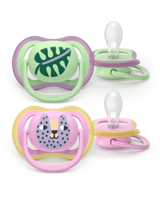 Philips Avent Ultra Air SCF087/13 6-18m dudlík Girl 2 ks