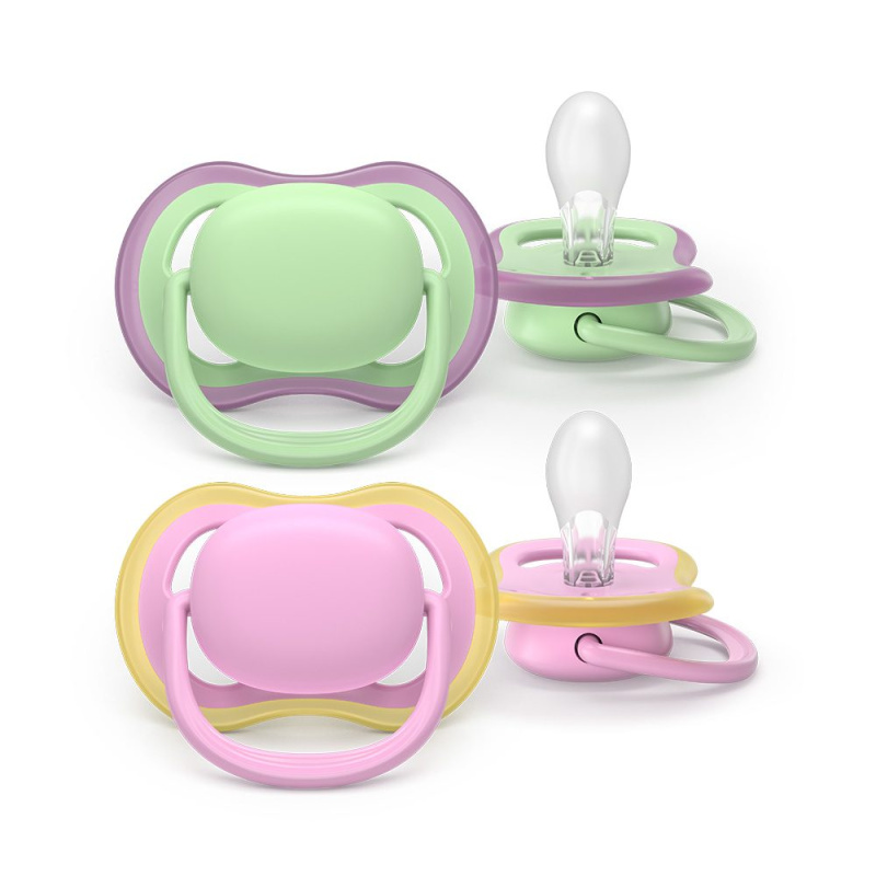 Philips Avent Ultra Air SCF087/12 6-18m dudlík Girl 2 ks