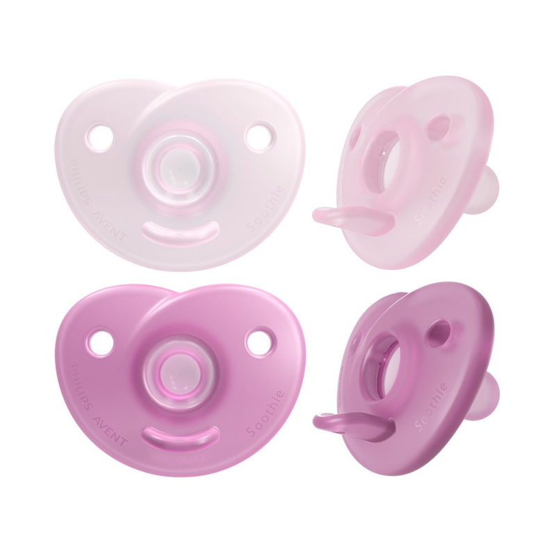 Philips Avent Soothie SCF099/27 0-6 m dudlík Girl 2 ks
