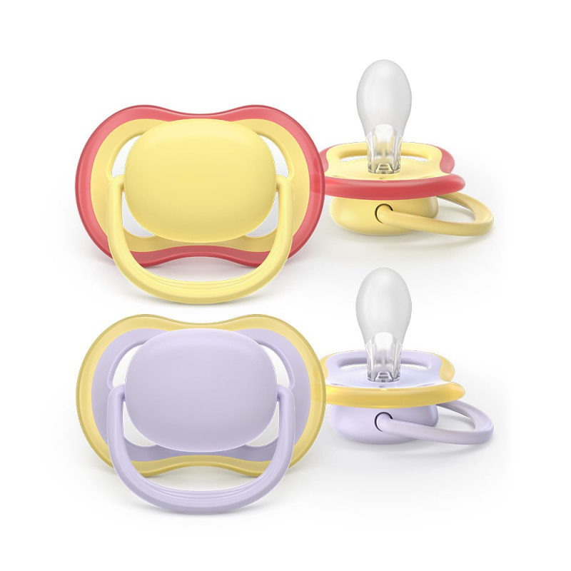 Philips Avent Ultra Air SCF087/03 0-6m dudlík Girl 2 ks